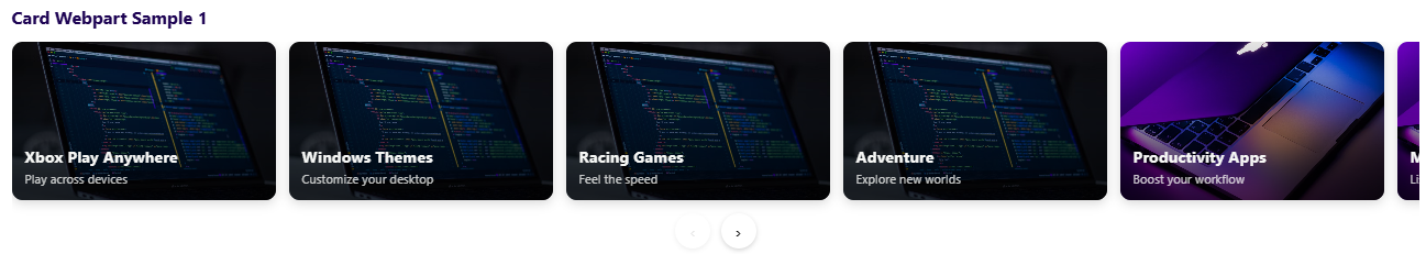 SharePoint Trending App SPFX Webpart